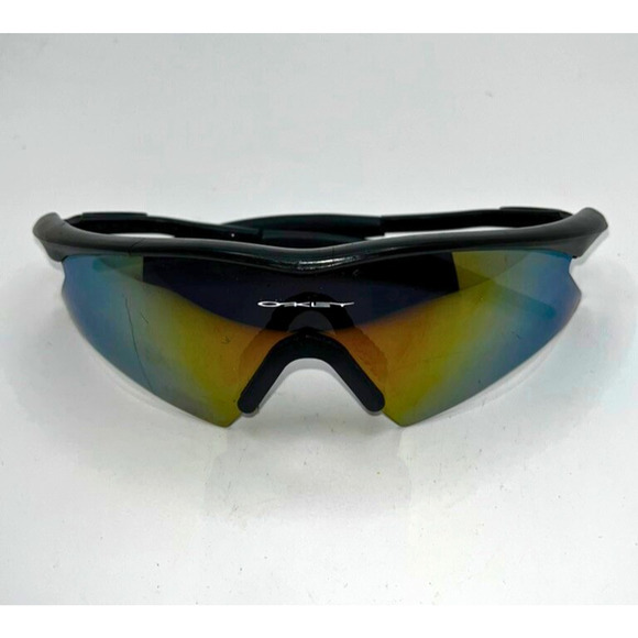 Oakley M Frame Sunglasses Fire Iridium Lens + Hard Case Vintage Performance USA - Picture 9 of 12